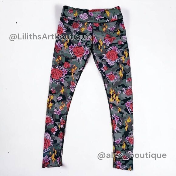 Zumba Revolution Perfect Long Leggings Dark Walnut Size S (E031) - Picture 3 of 5